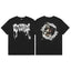 Revenge Angel / Religious Circle Arch Logo Short Sleeve T-Shirt Black