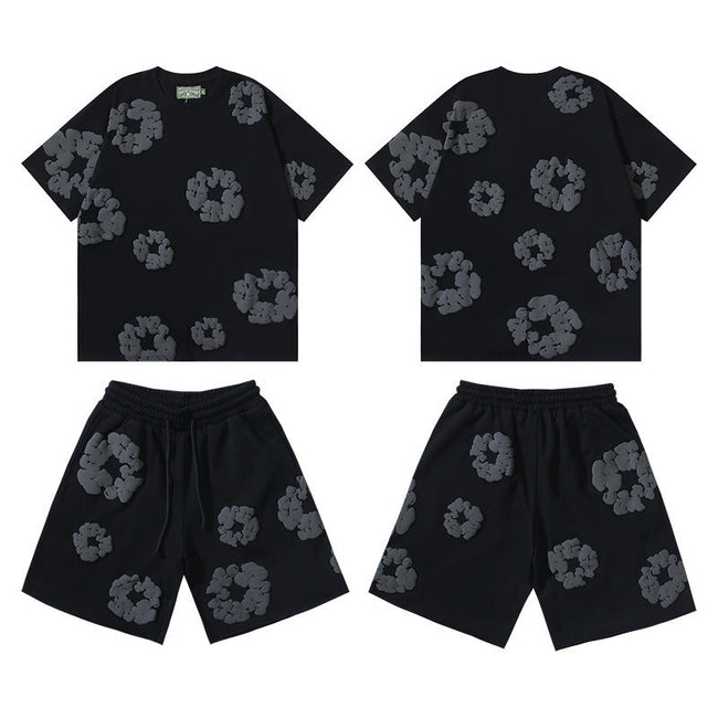 Denim Tears Cotton Wreath Set - Black/Dark Grey Hover Image