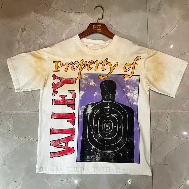 Valleydream White Stained Property Of Valley Target Vintage T-Shirt Hover Image