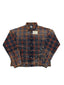 Vale Earth Tone Tartan Studded Long Sleeve Shirt