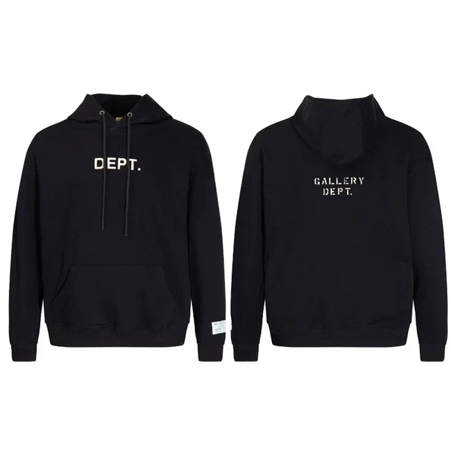Gallery Dept DEPT. Logo Black Hoodie Hover Image