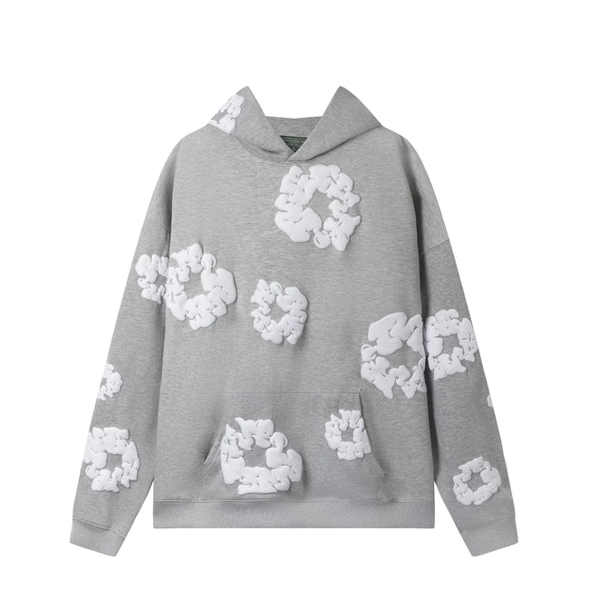 Denim Tears Cotton Wreath Hoodie - Grey Hover Image