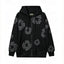 Denim Tears Cotton Wreath Full Zip-Up Hoodie - Black/Dark Grey
