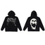 Revenge Screaming Skull Arch Logo Pullover Hoodie black
