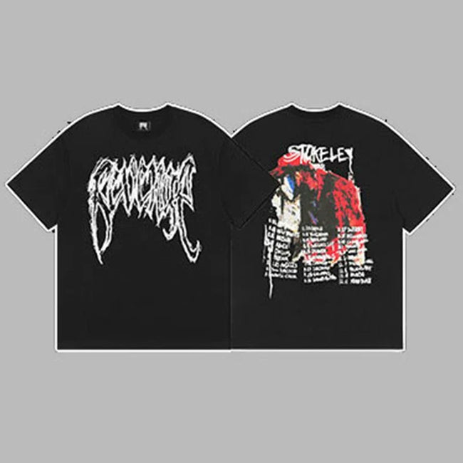 Revenge x Stokeley Tour Graphic Short Sleeve T-Shirt Black Hover Image