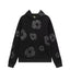 Denim Tears Cotton Wreath Hoodie - Black/Dark Grey