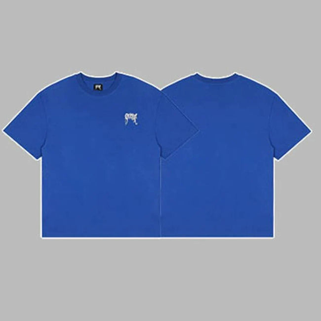 Revenge Small Arch Logo Short Sleeve T-Shirt Blue Hover Image