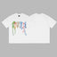 Revenge Multicolor Arch Logo Short Sleeve T-Shirt White