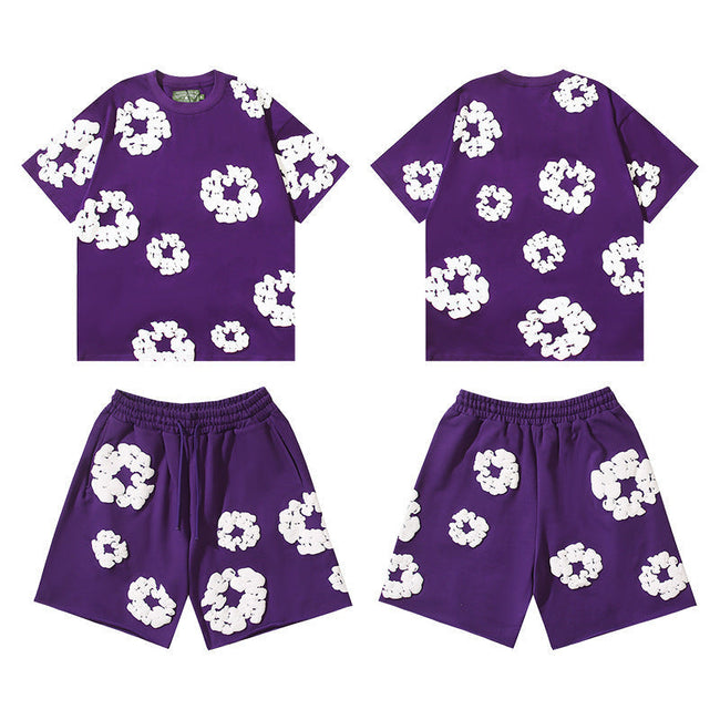 Denim Tears Cotton Wreath  Set - Purple Hover Image