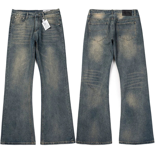 Gallery Dept. Multi-Color Paint Splatter Distressed Denim Jeans Hover Image