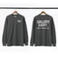 Gallery Dept. Hollywood Logo Long Sleeve T-Shirt - Charcoal Grey