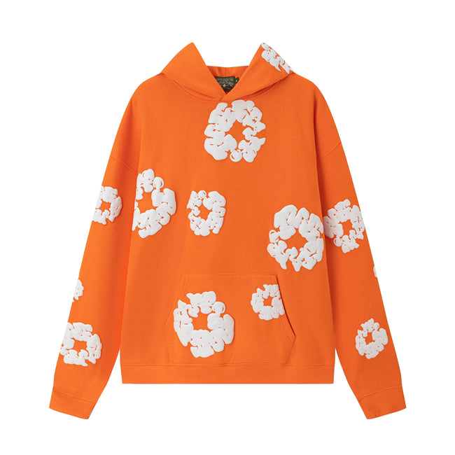 Denim Tears Cotton Wreath Hoodie - Orange Hover Image
