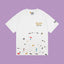 Gallery Dept. Paint Splatter Graphic Short Sleeve T-Shirt - White