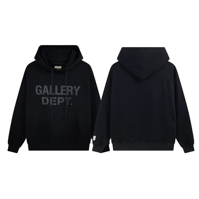 Gallery Dept Tonal Logo Black Hoodie Hover Image