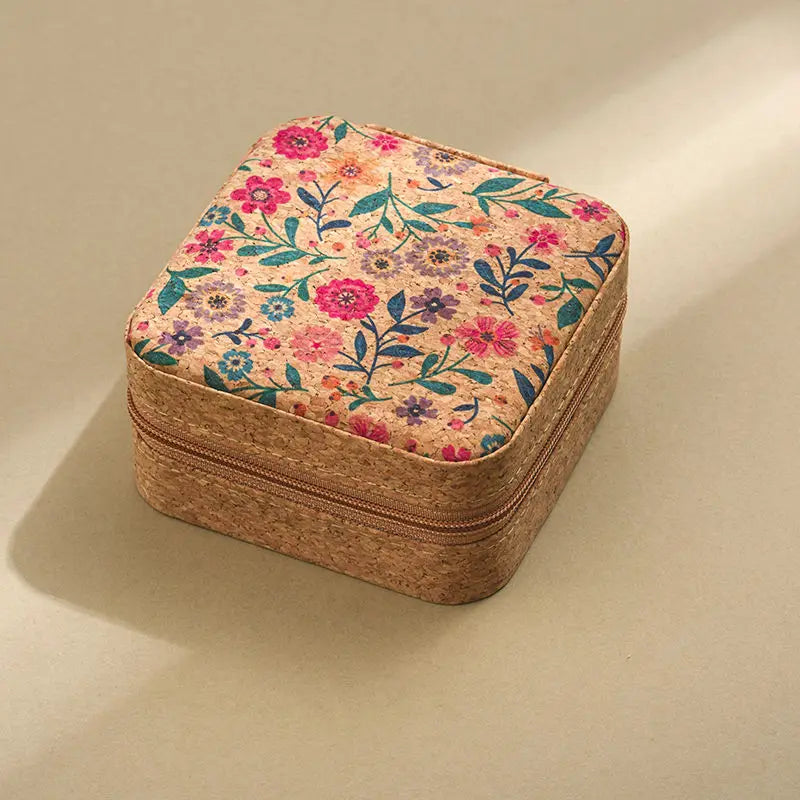 Ravelle Cork Jewelry Box