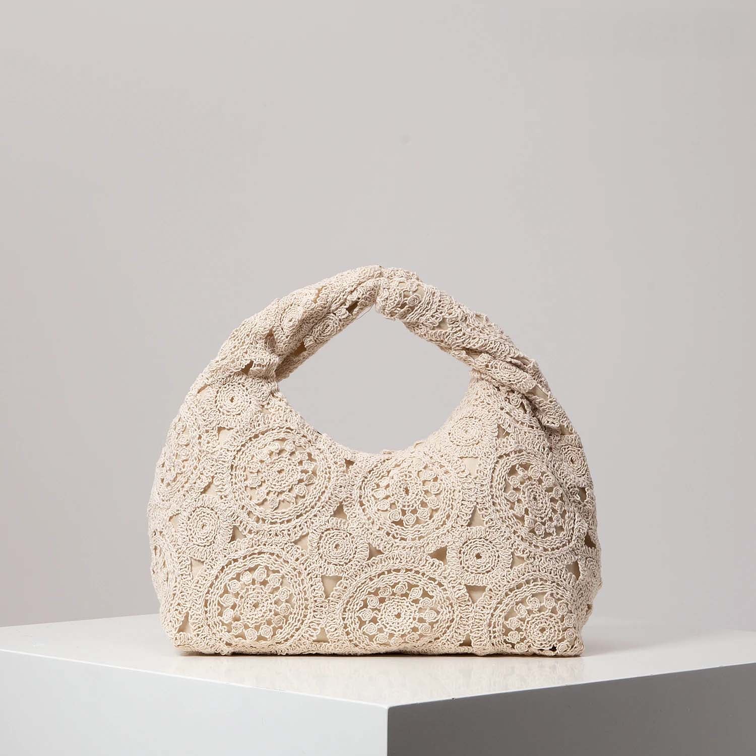 Lora Handwoven Floral Bag