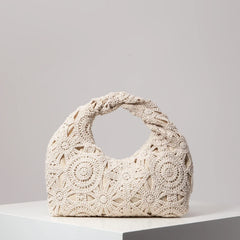Lora Handwoven Floral Bag