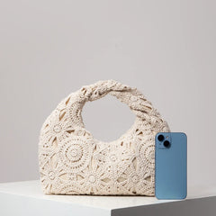Lora Handwoven Floral Bag