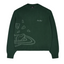 Broken Planet Market Knit Sweater Forest Green