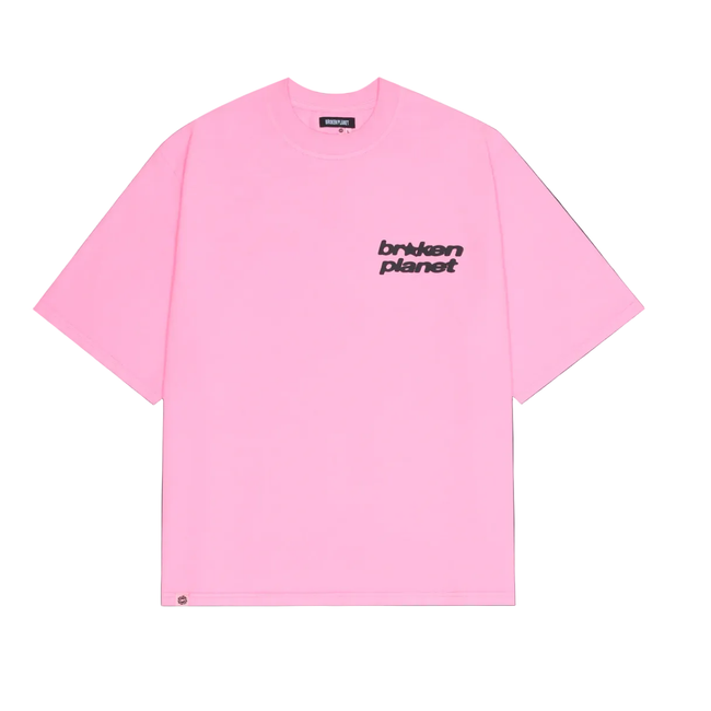 Broken Planet Star Logo Tee Candy Pink Hover Image