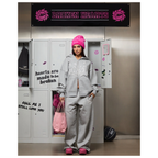 Broken Planet Zip Up Hoodie Heather Grey
