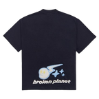 BROKEN PLANET MARKET 'SPEED OF LIGHT' TEE (MIDNIGHT BLACK)