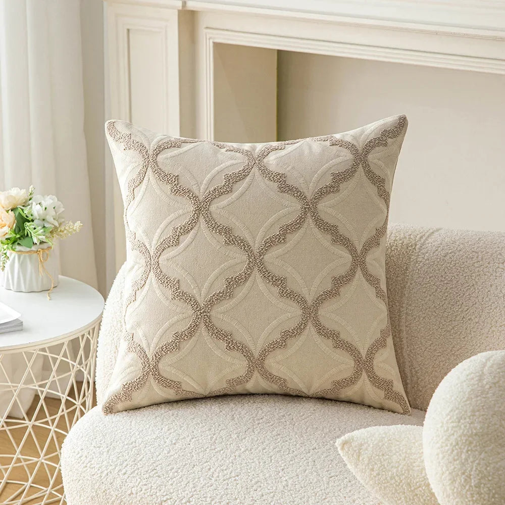 Flora Embroidered Pillow Case