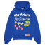 BROKEN PLANET MARKET 'THE FUTURE IS HERE' HOODIE (ROYAL BLUE)