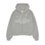 Broken Planet Heather Grey Zip Up Hoodie
