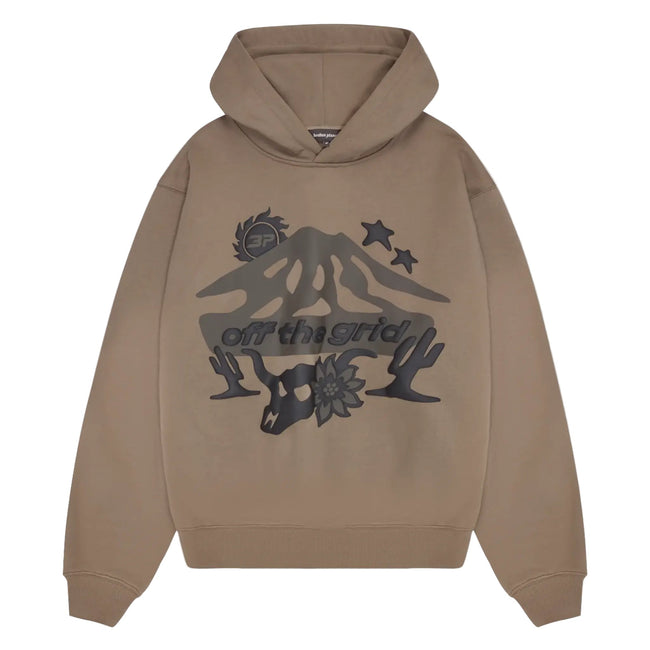Broken Planet Market Off The Grid Hoodie Cinder Brown Hover Image