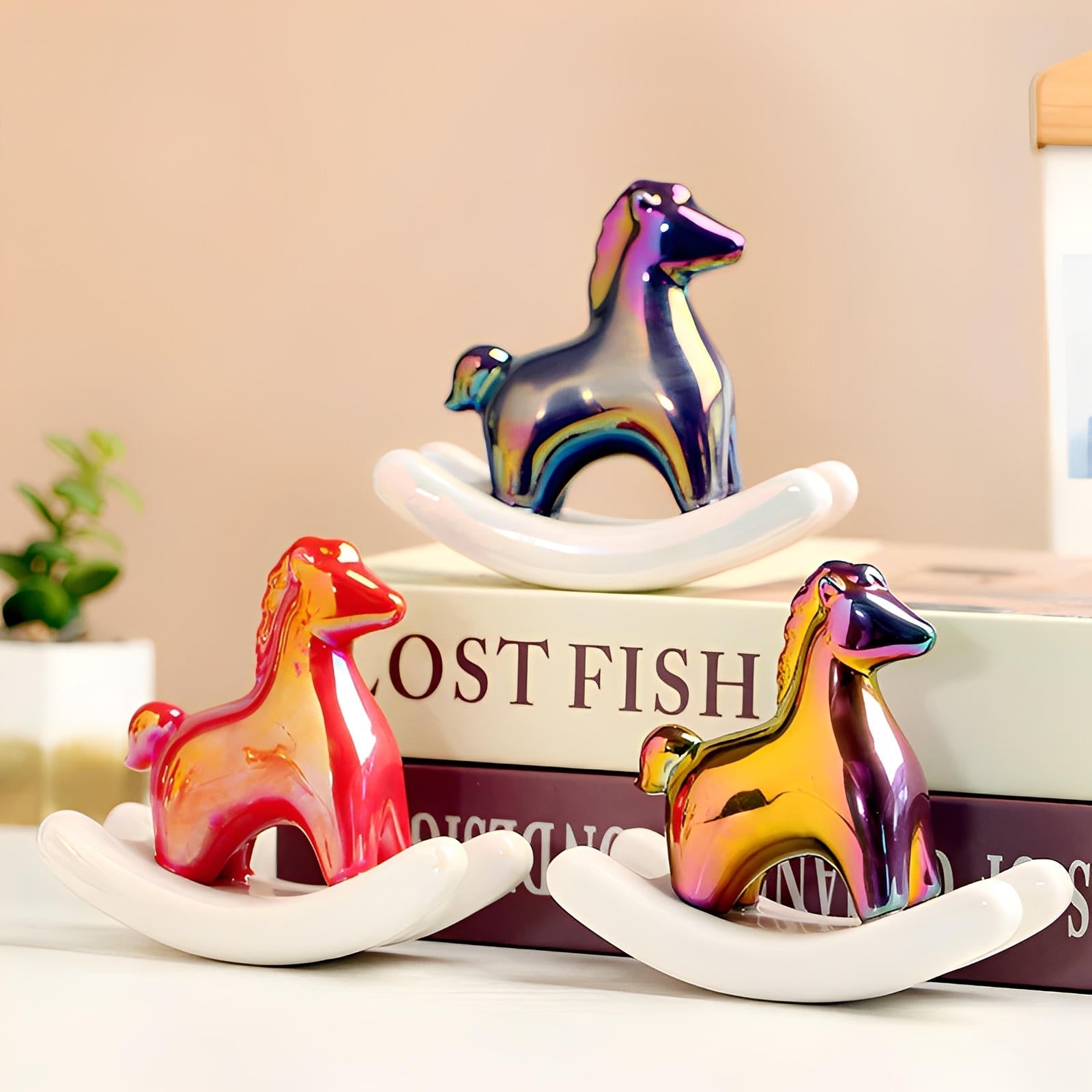 Chibi Rocking Pony Figurines
