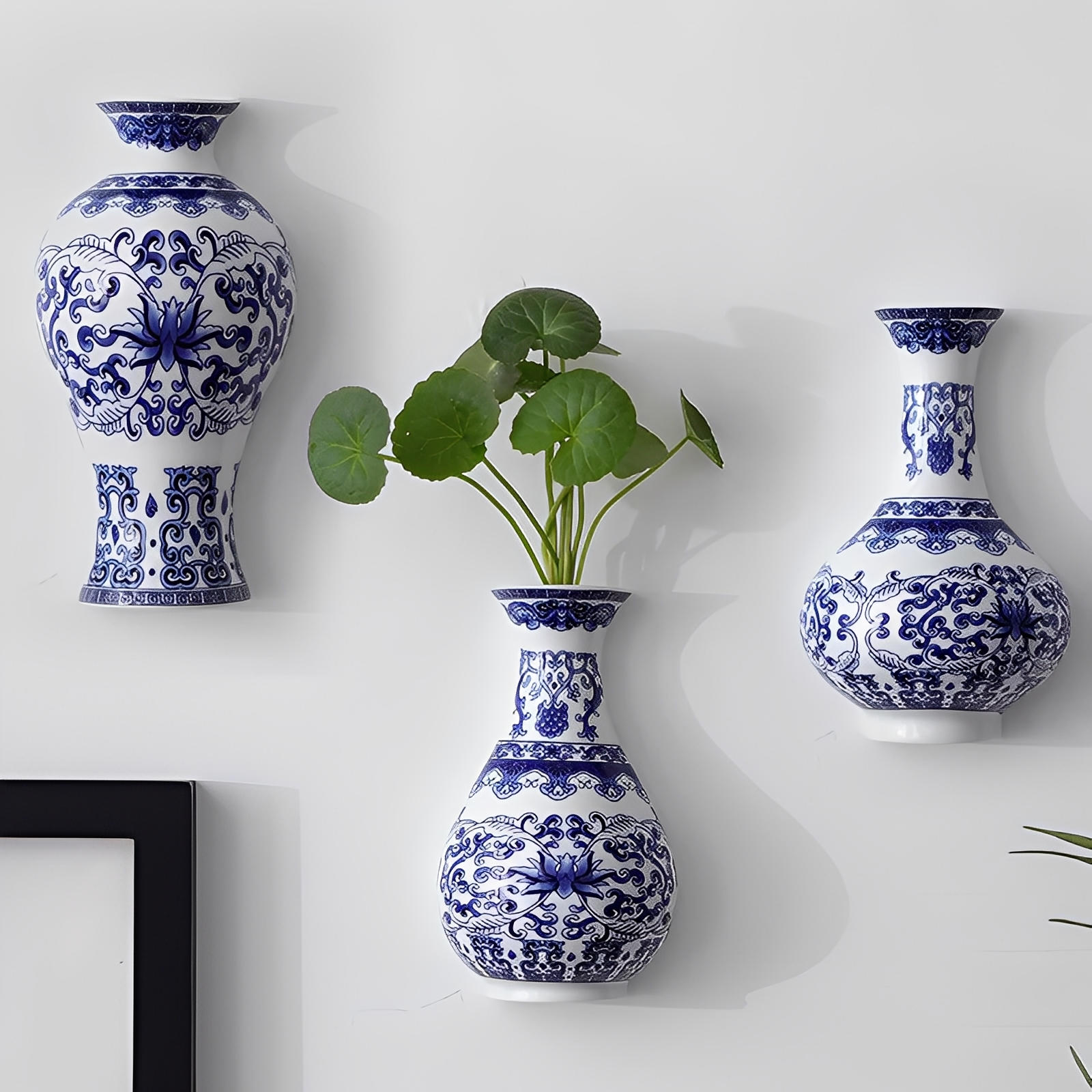 Lotus Ceramic Wall Vase