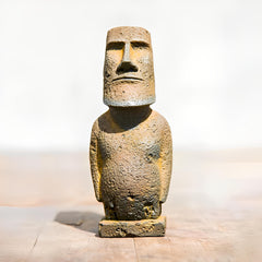 Moai Tiki Stone Figurines