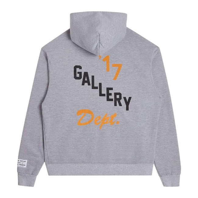 Gallery Dept. Boxing Merch Zip Hoodie 'Heather Grey' Main Image