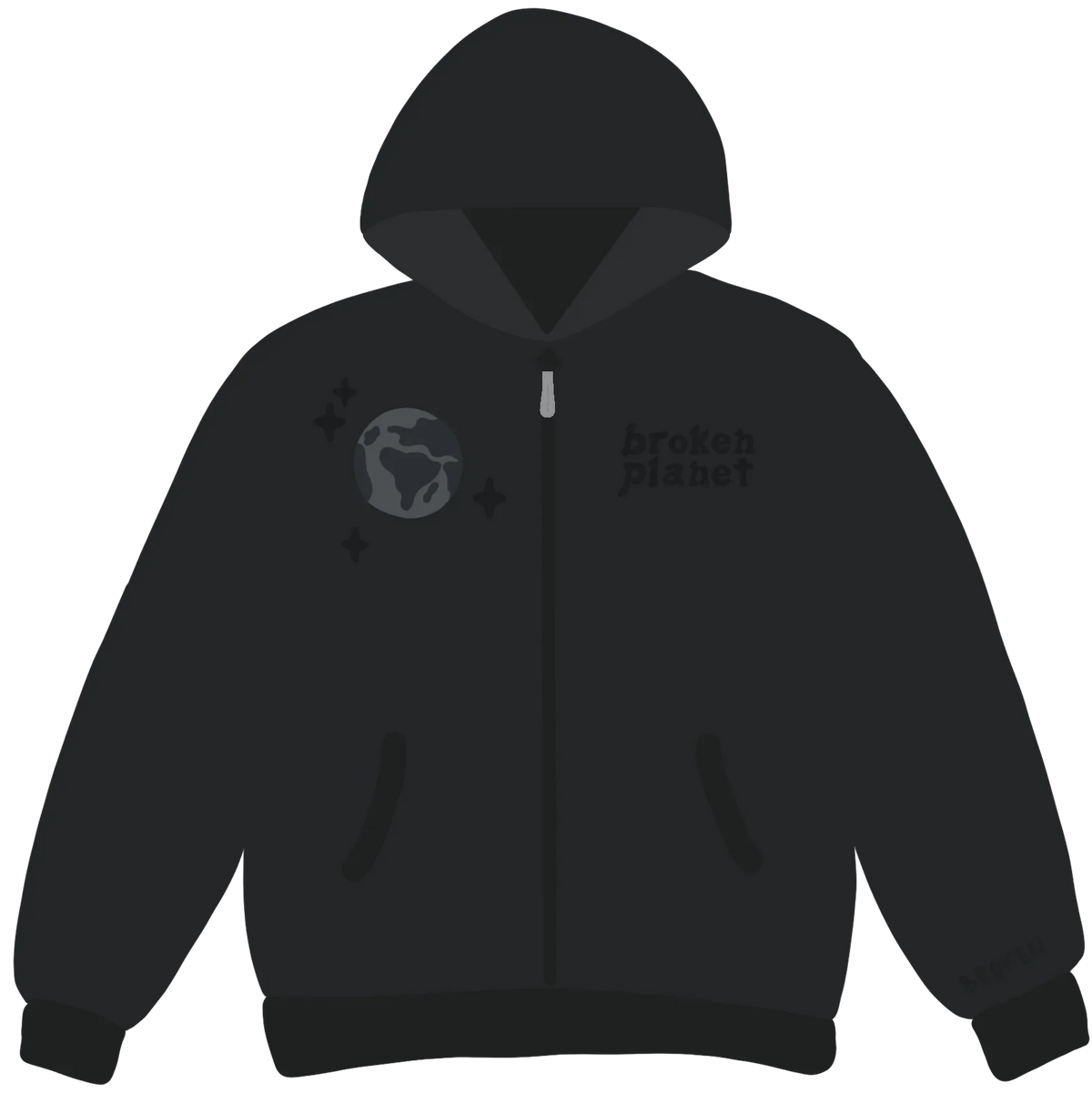 Broken Planet Market Spider Zip Up Hoodie