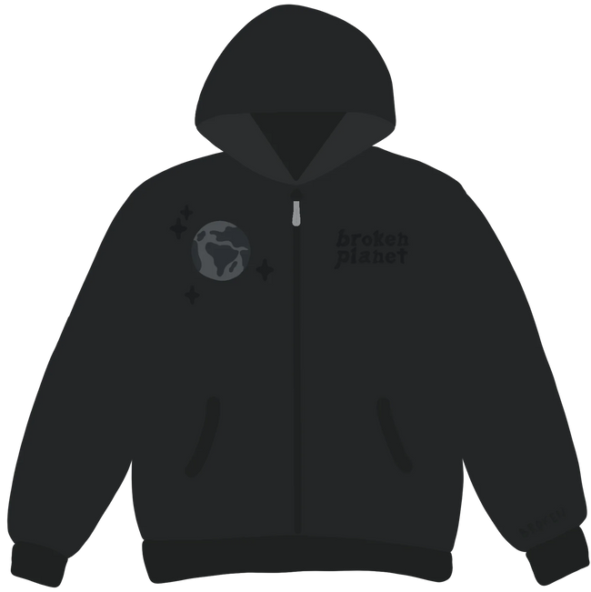 Broken Planet Market Spider Zip Up Hoodie Hover Image