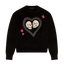 BROKEN PLANET MARKET 'HEARTS ARE MADE TO BE BROKEN' SWEATER (SOOT BLACK)